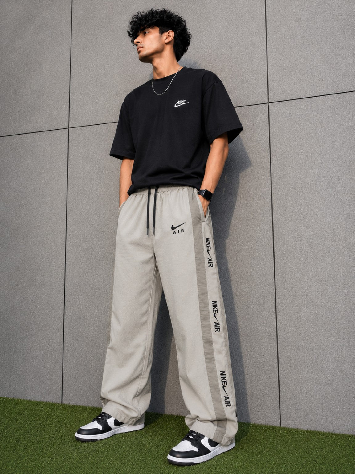 Premium Side-Stripe Relaxed Track Pants for Men