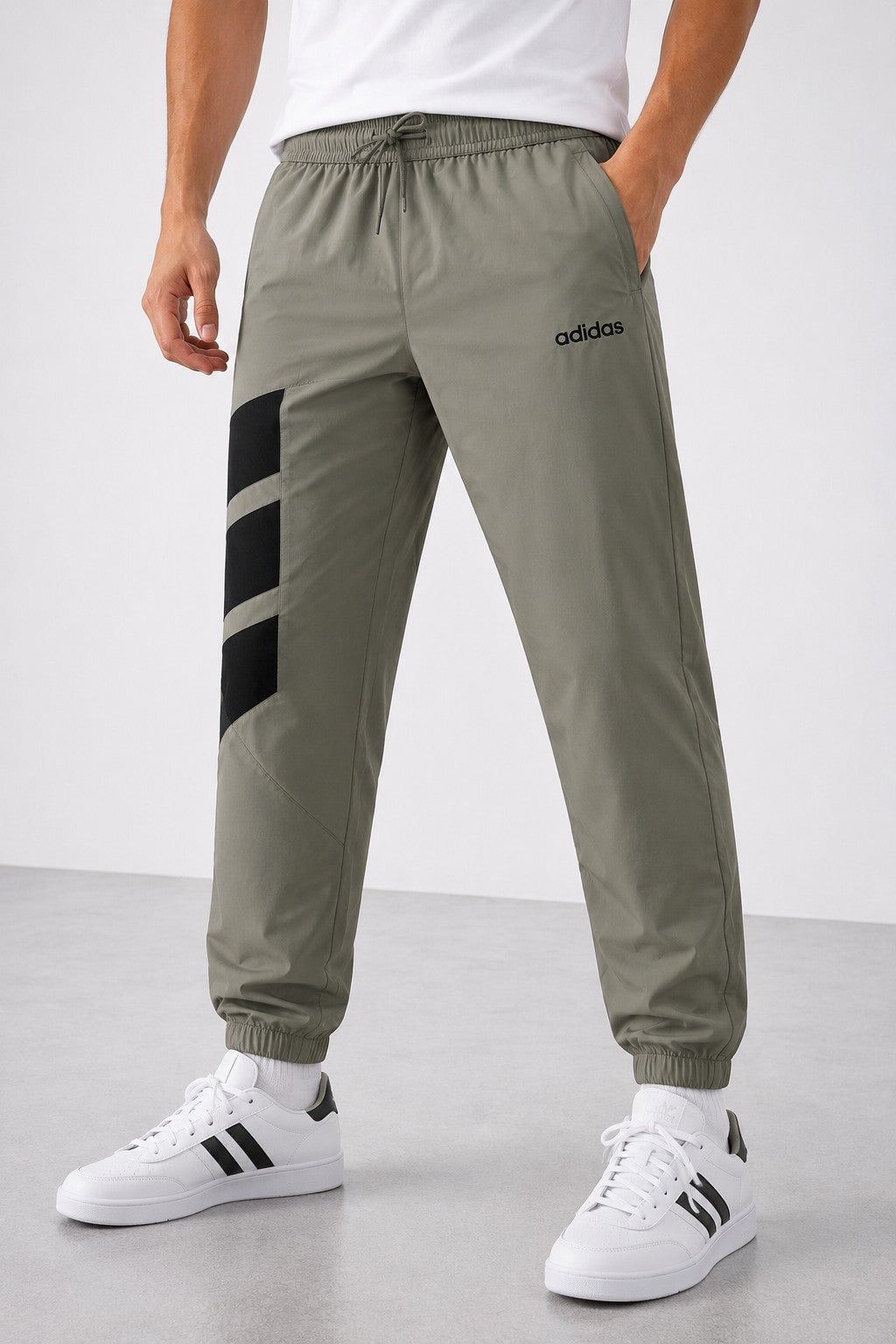 Premium Color-Block Jogger Track Pants for Men