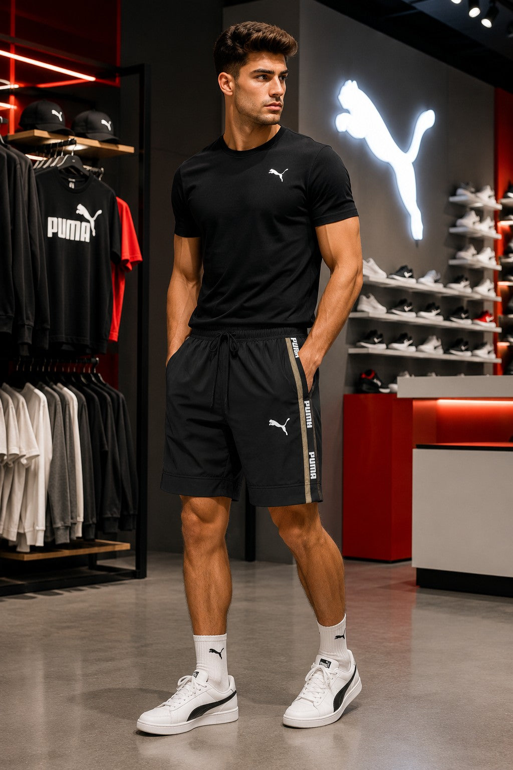 Men’s Premium Side-Tape Casual Shorts