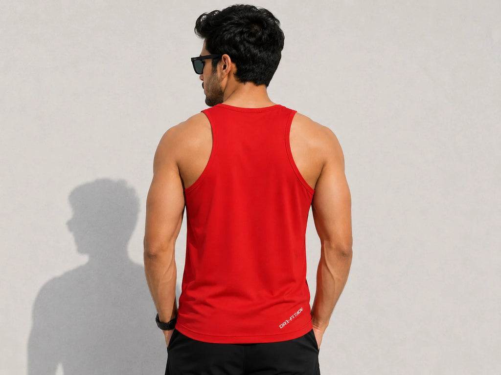 Men's Dry-Fit Gym Vest | Sleeveless Sports Tank Top | Lightweight & Breathable