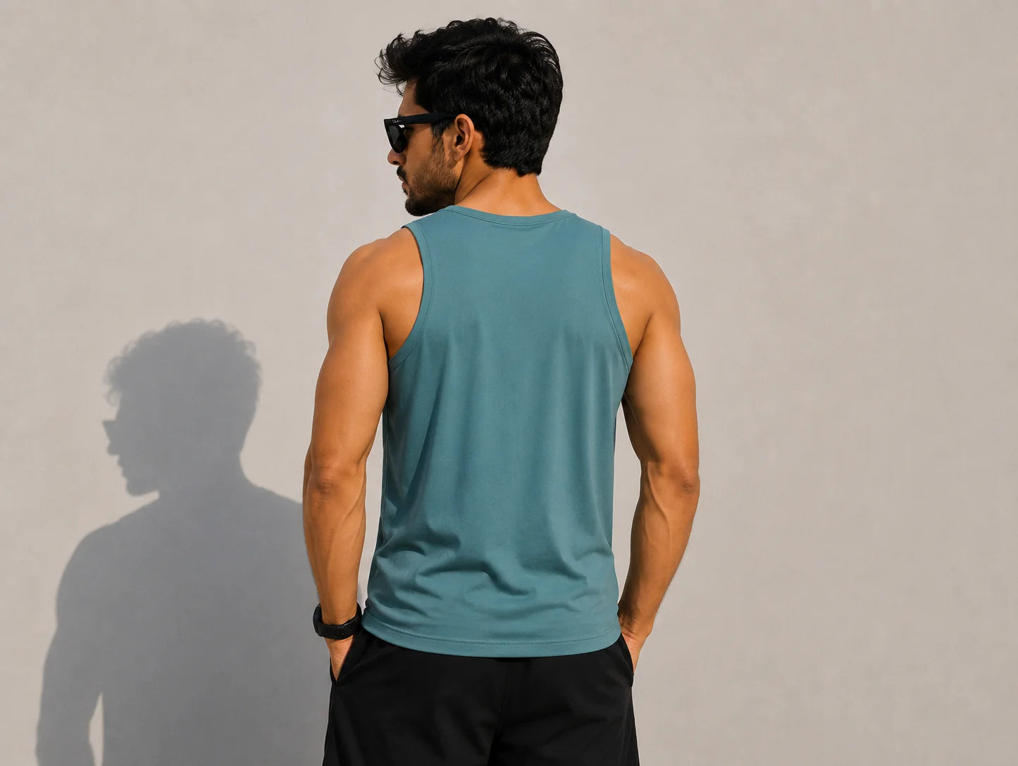 Men's Dry-Fit Gym Vest | Sleeveless Sports Tank Top | Lightweight & Breathable