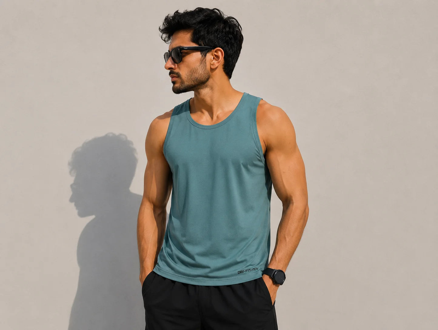 Men's Dry-Fit Gym Vest | Sleeveless Sports Tank Top | Lightweight & Breathable