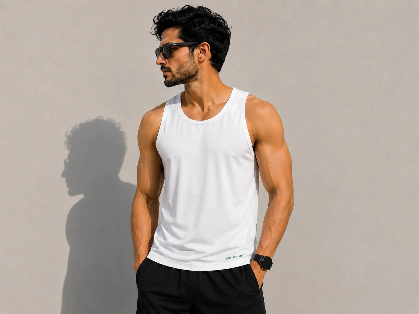 Men's Dry-Fit Gym Vest | Sleeveless Sports Tank Top | Lightweight & Breathable