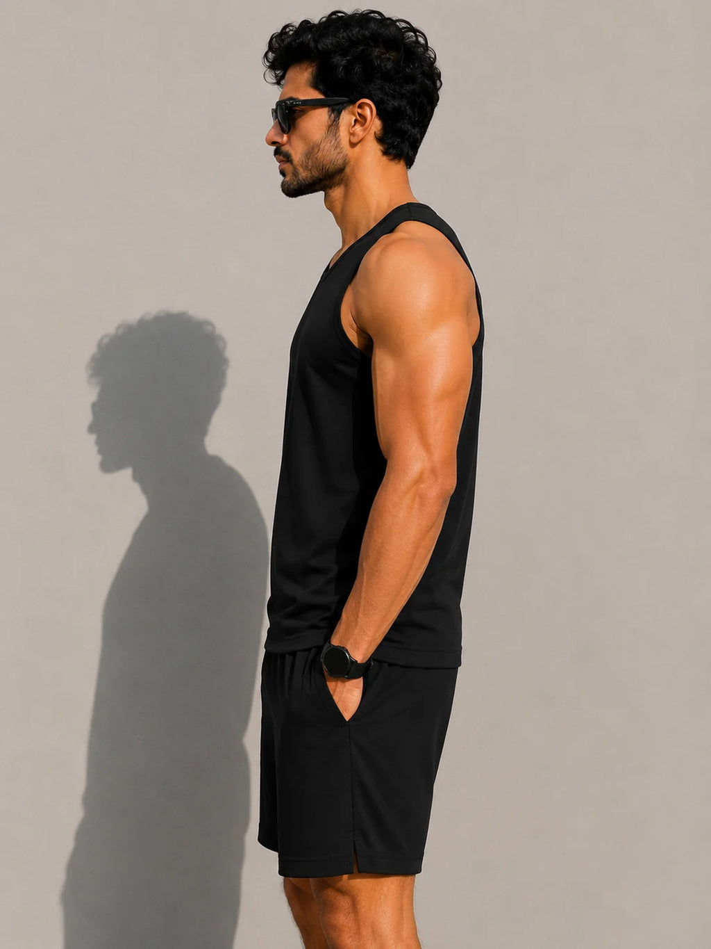 Men's Dry-Fit Gym Vest | Sleeveless Sports Tank Top | Lightweight & Breathable