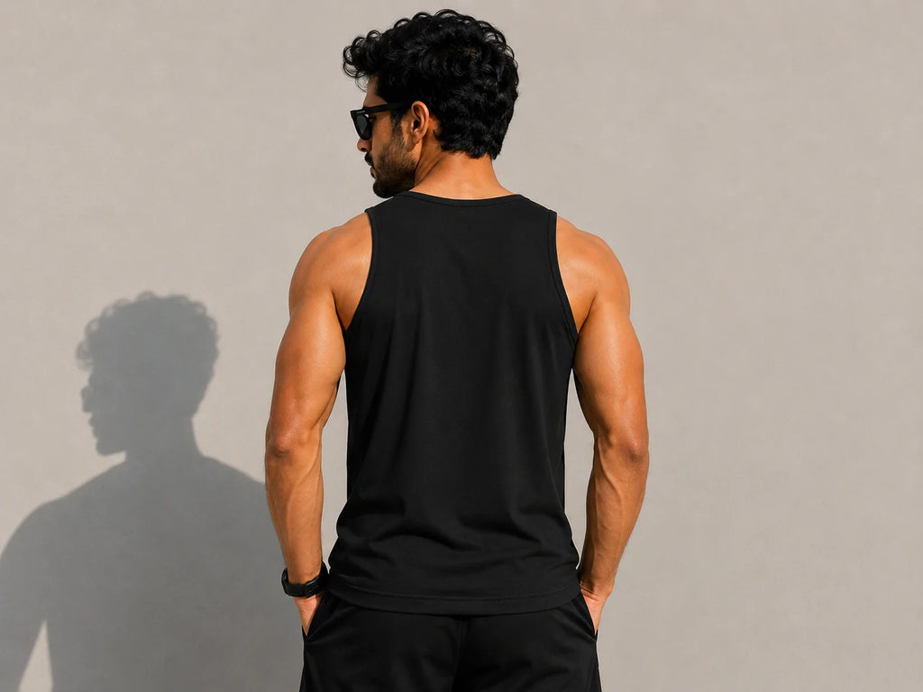 Men's Dry-Fit Gym Vest | Sleeveless Sports Tank Top | Lightweight & Breathable