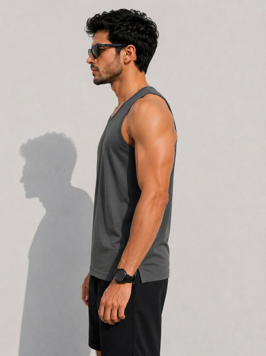 Men's Dry-Fit Gym Vest | Sleeveless Sports Tank Top | Lightweight & Breathable