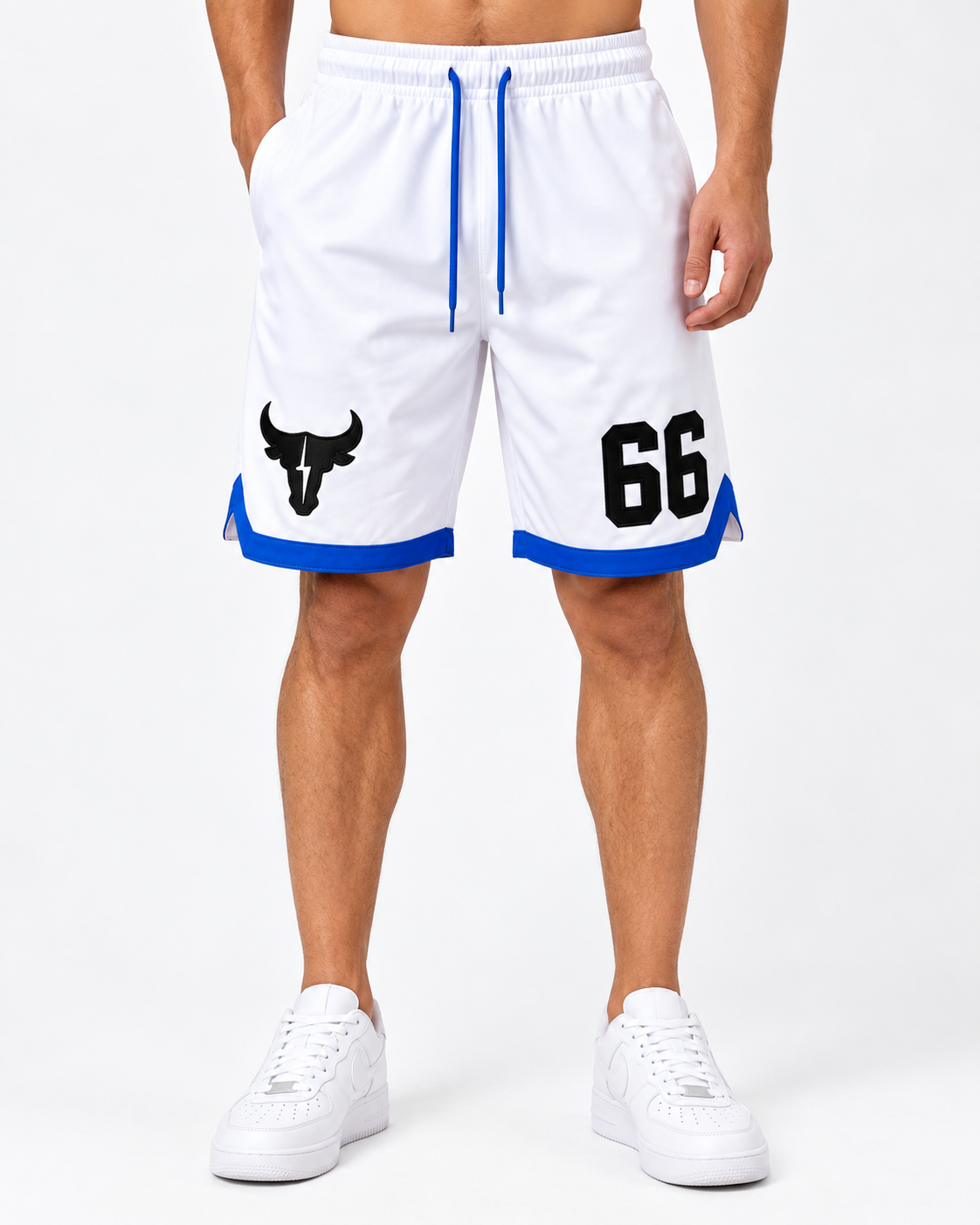 Men’s Embroidered 66 Graphic Shorts – Crush Lycra