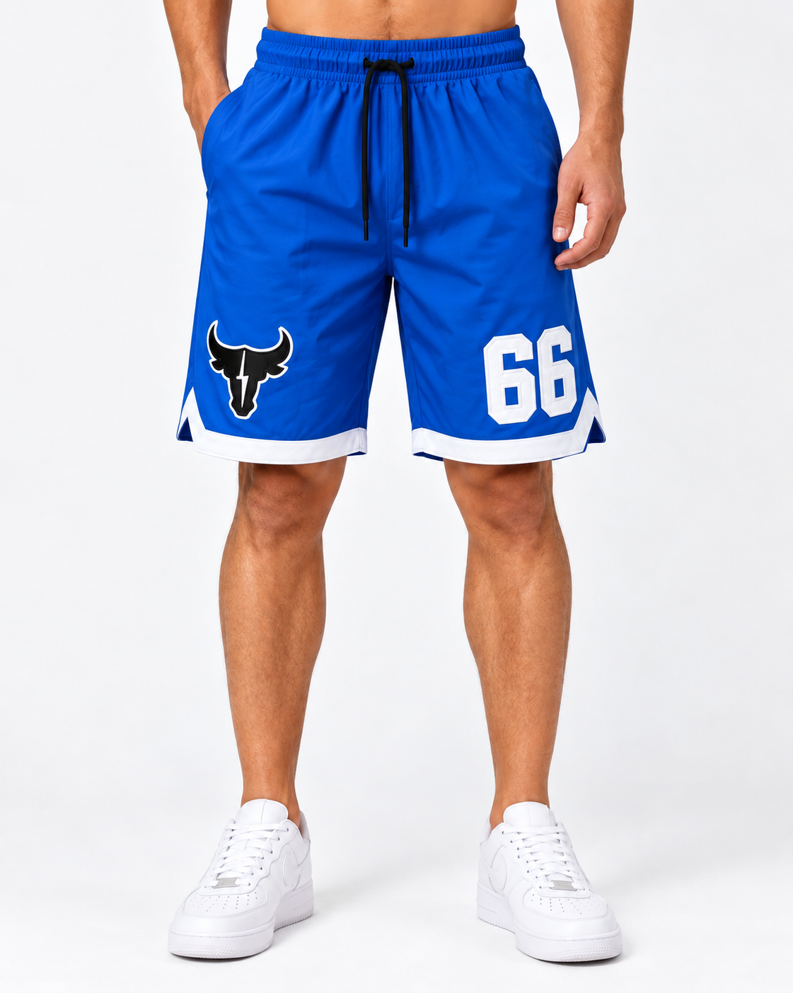 Men’s Embroidered 66 Graphic Shorts – Crush Lycra
