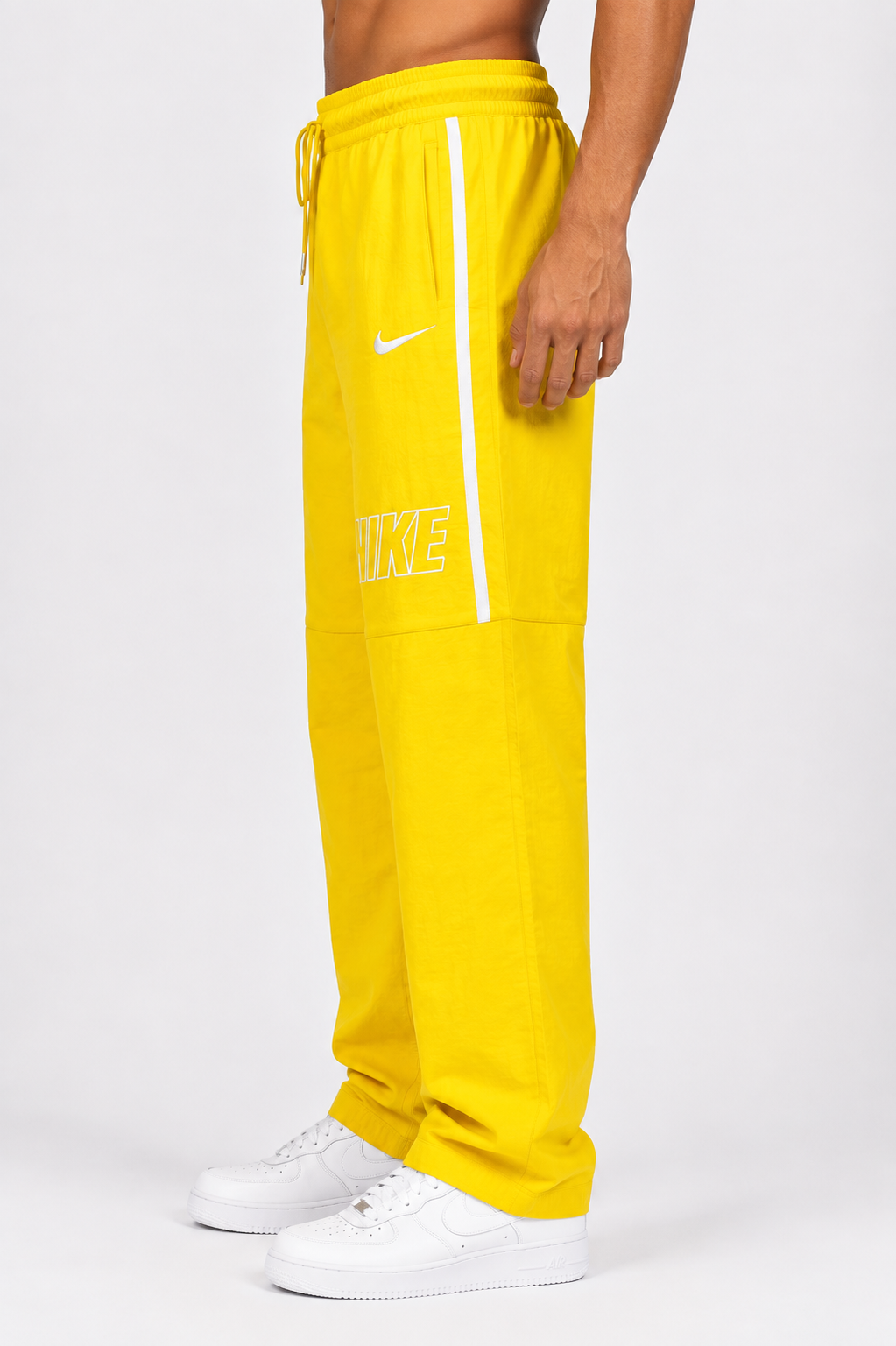 DS Men's Premium Yellow Jogger Track Pants | Lightweight Casual & Sportswear