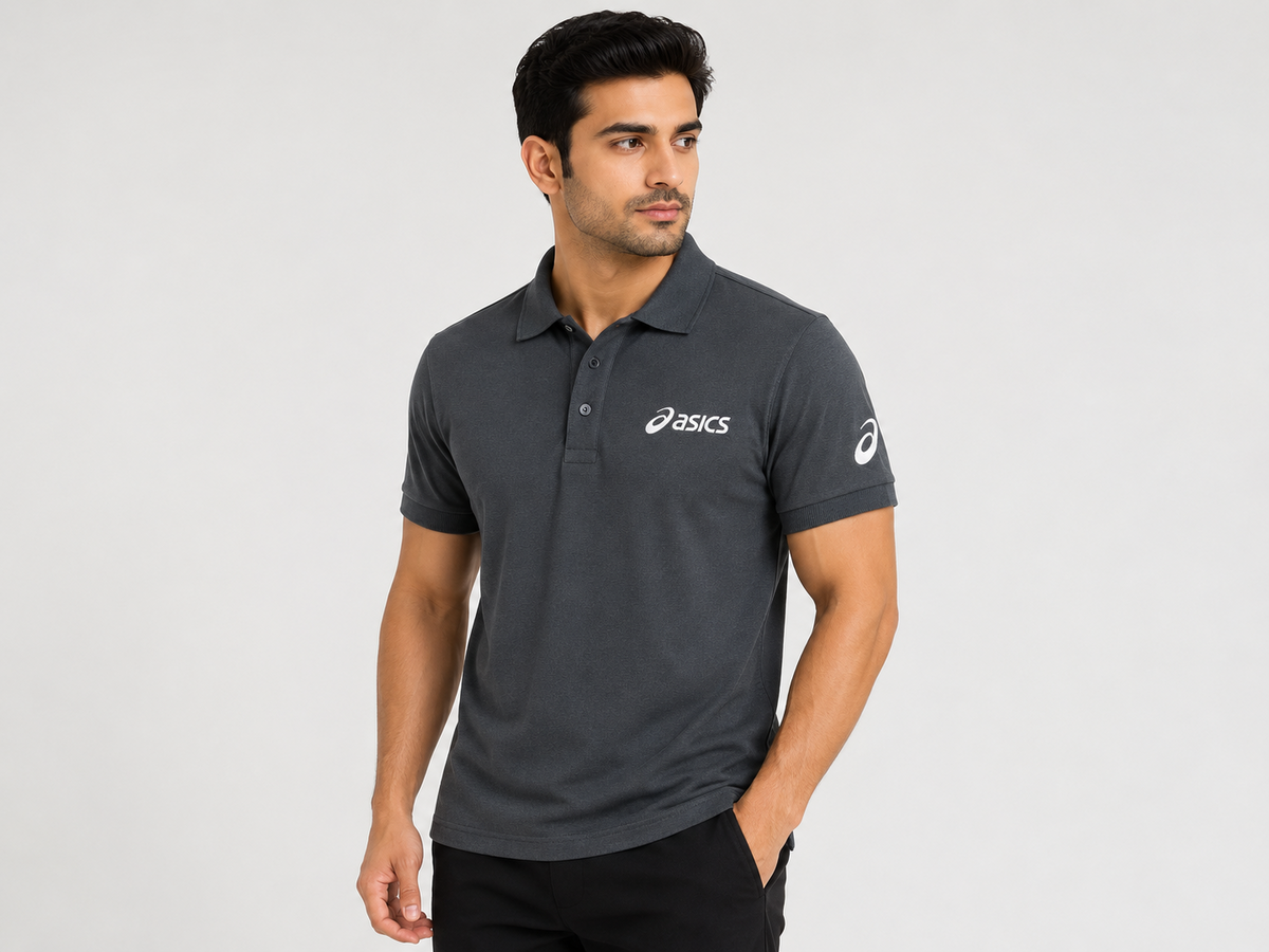 Men’s Asics Solid Matty Polo T-Shirt