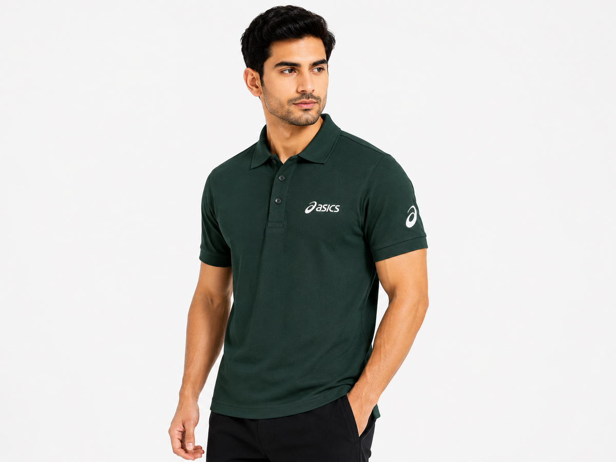 Men’s Asics Solid Matty Polo T-Shirt