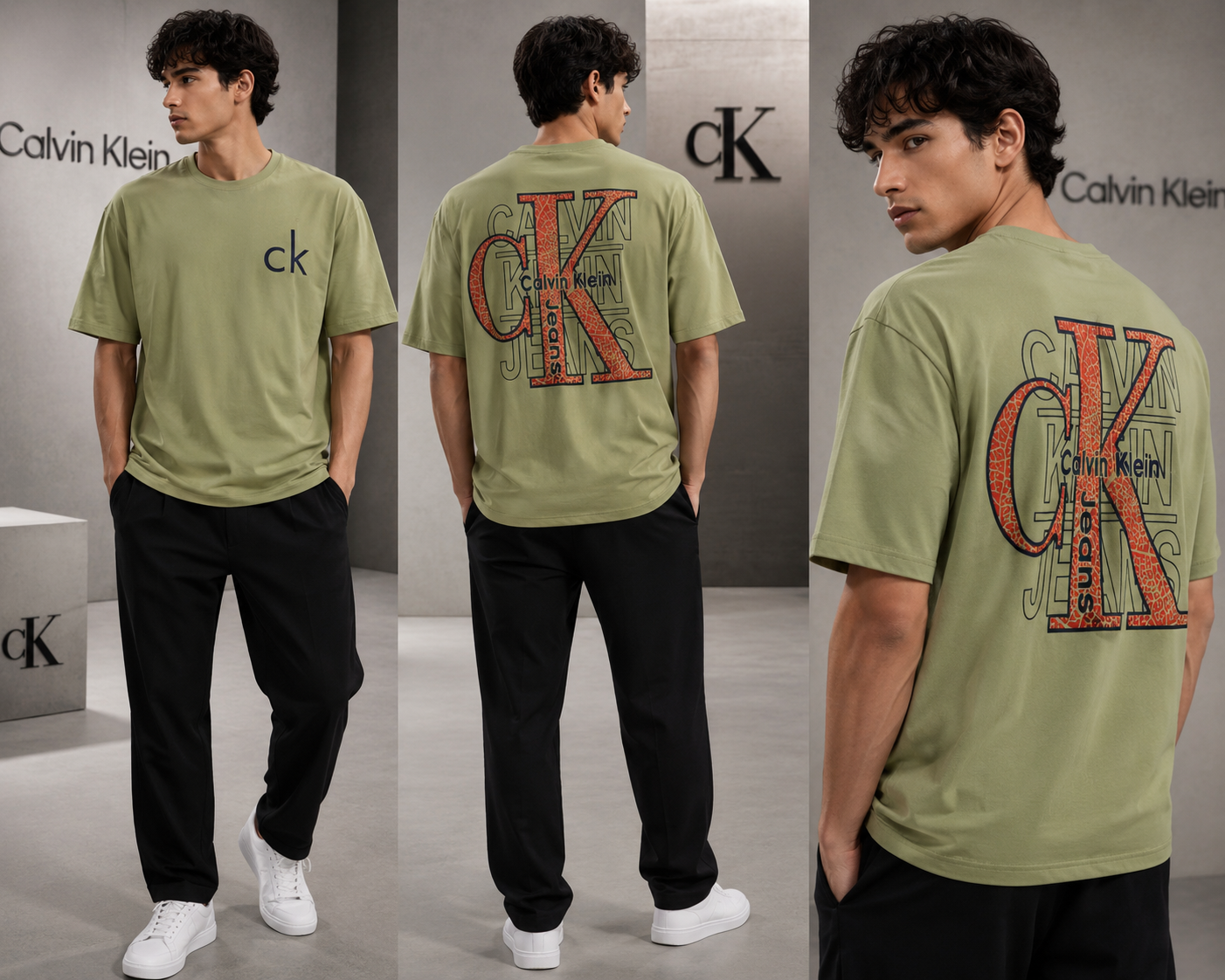 DS Men's Oversized Back Graphic Printed T-Shirt | Premium Matty | Round Neck | Half Sleeves