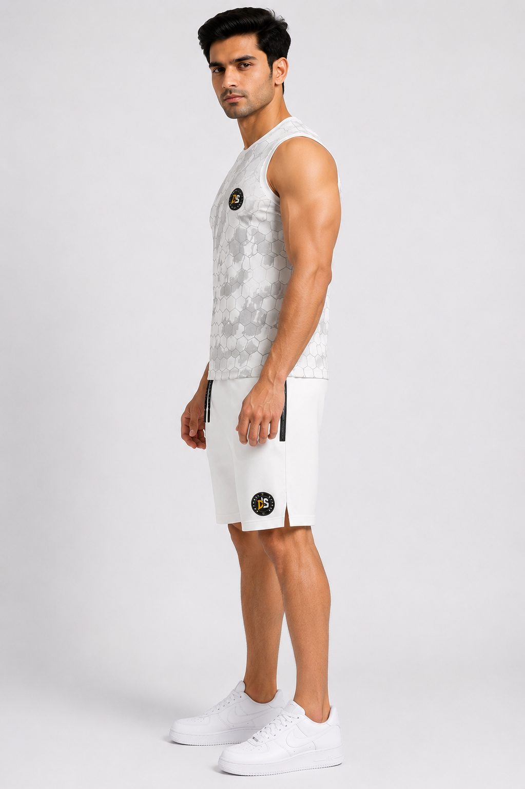 Deshwal Sports Men's Premium Dry Fit Sleeveless Gym Co-ord Set | M - 2XL