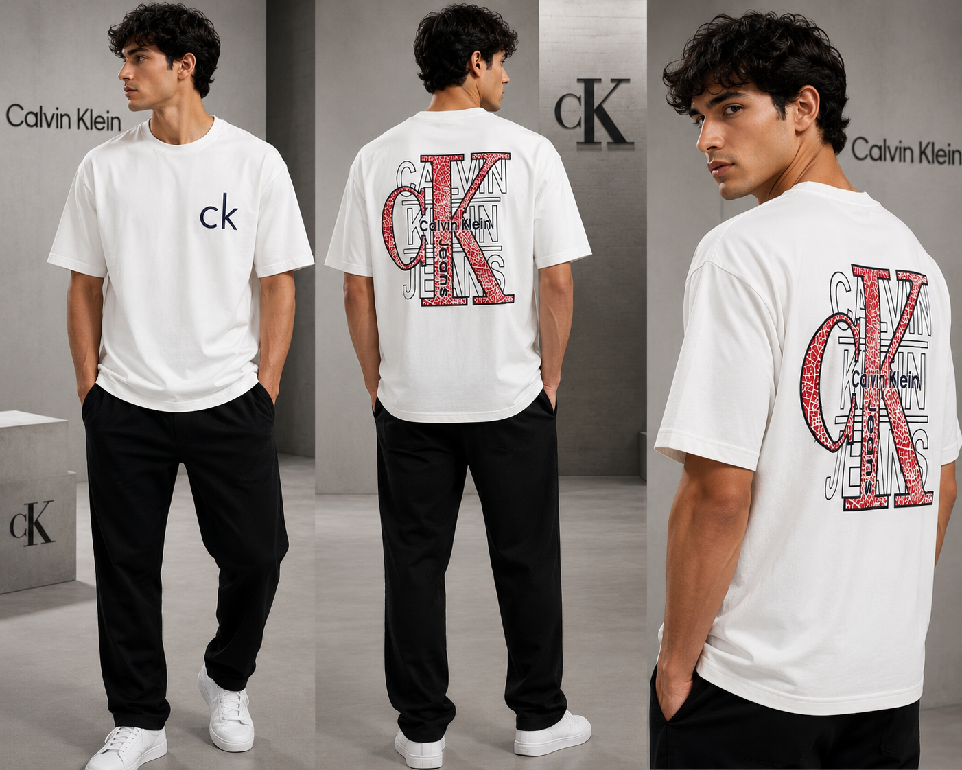 DS Men's Oversized Back Graphic Printed T-Shirt | Premium Matty | Round Neck | Half Sleeves