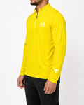 Men's Premium Half Zip Sports T-Shirt | Full Sleeve | Quick Dry Activewear