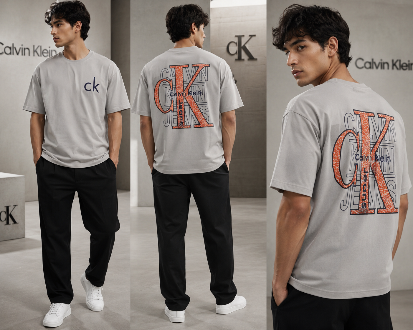 DS Men's Oversized Back Graphic Printed T-Shirt | Premium Matty | Round Neck | Half Sleeves