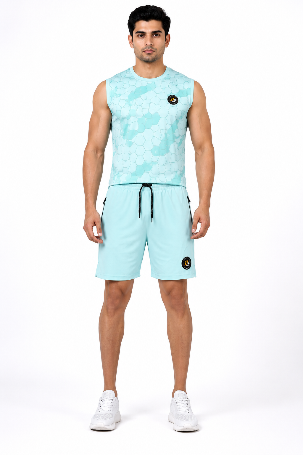 Deshwal Sports Men's Premium Dry Fit Sleeveless Gym Co-ord Set | M - 2XL