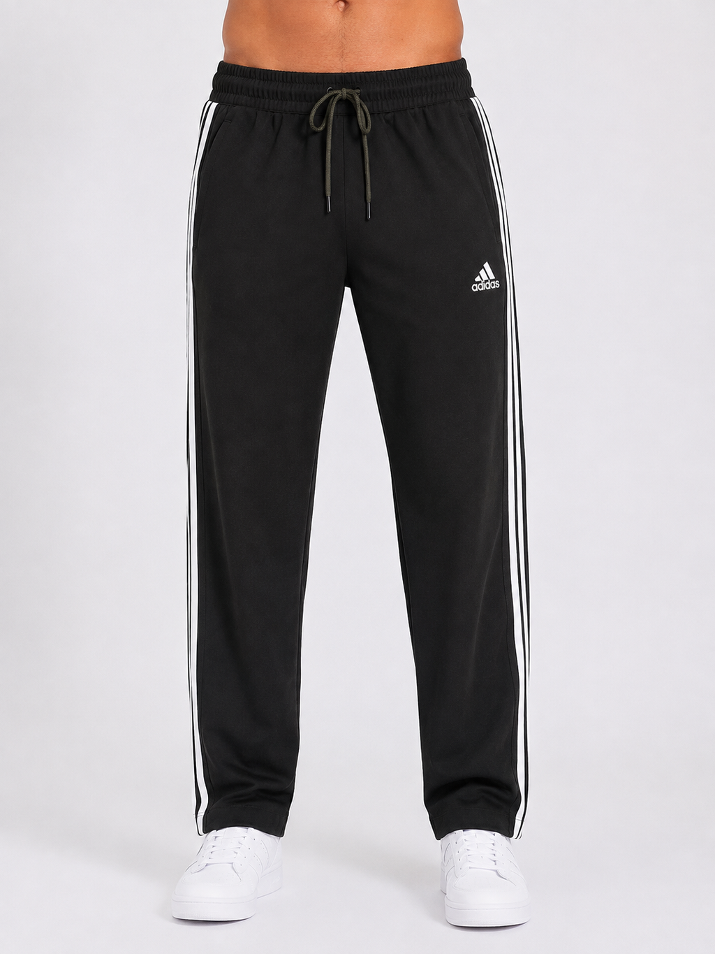 Men's Premium 3 Stripe Track Pants | Regular Fit | Soft Stretch Sports Lower