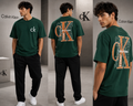 DS Men's Oversized Back Graphic Printed T-Shirt | Premium Matty | Round Neck | Half Sleeves