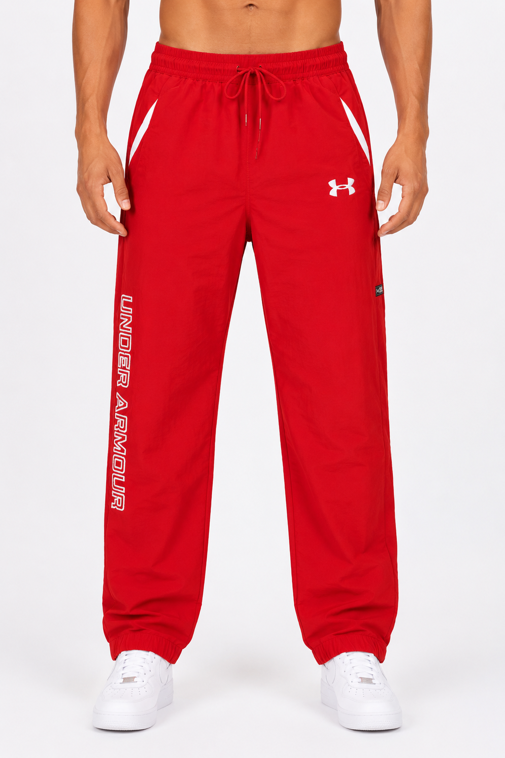 Men's Premium Sports Track Pants with Contrast Panels