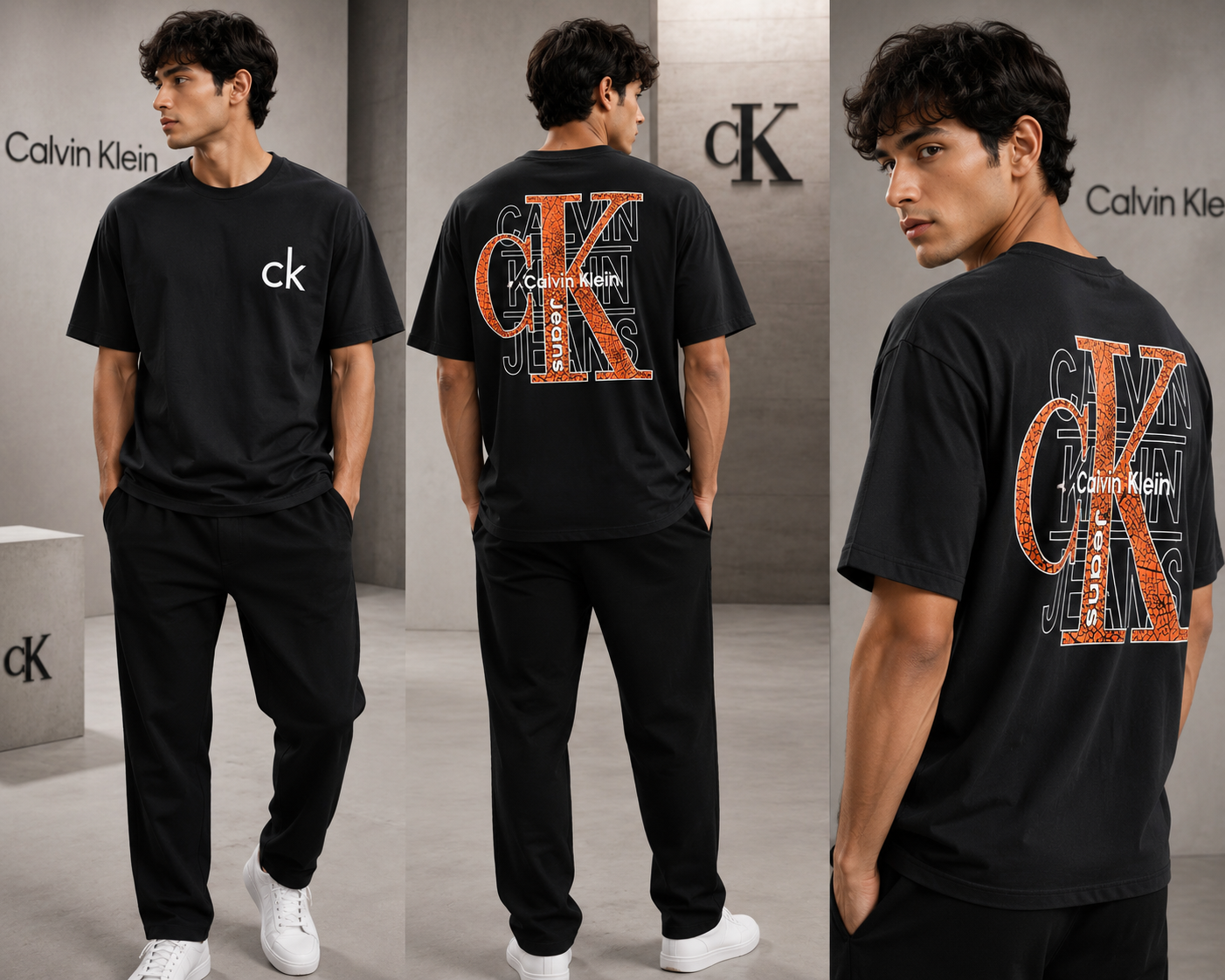 DS Men's Oversized Back Graphic Printed T-Shirt | Premium Matty | Round Neck | Half Sleeves