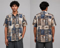 Patwork Print Half Sleeve Shirt