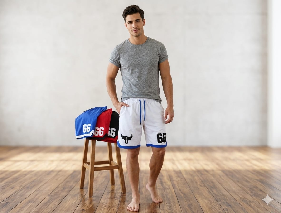 Men's Quick-Dry Athletic Sports Shorts – Bull 66 Performance Edition