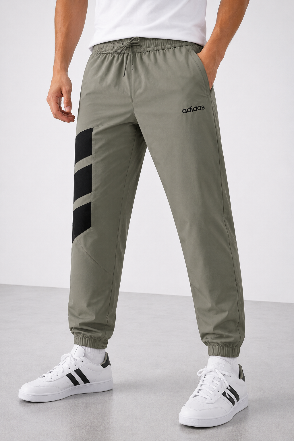 Adidas Premium Sports Jogger Track Pants | Elastic Waist & Ankle Fit | Casual & Gym Wear