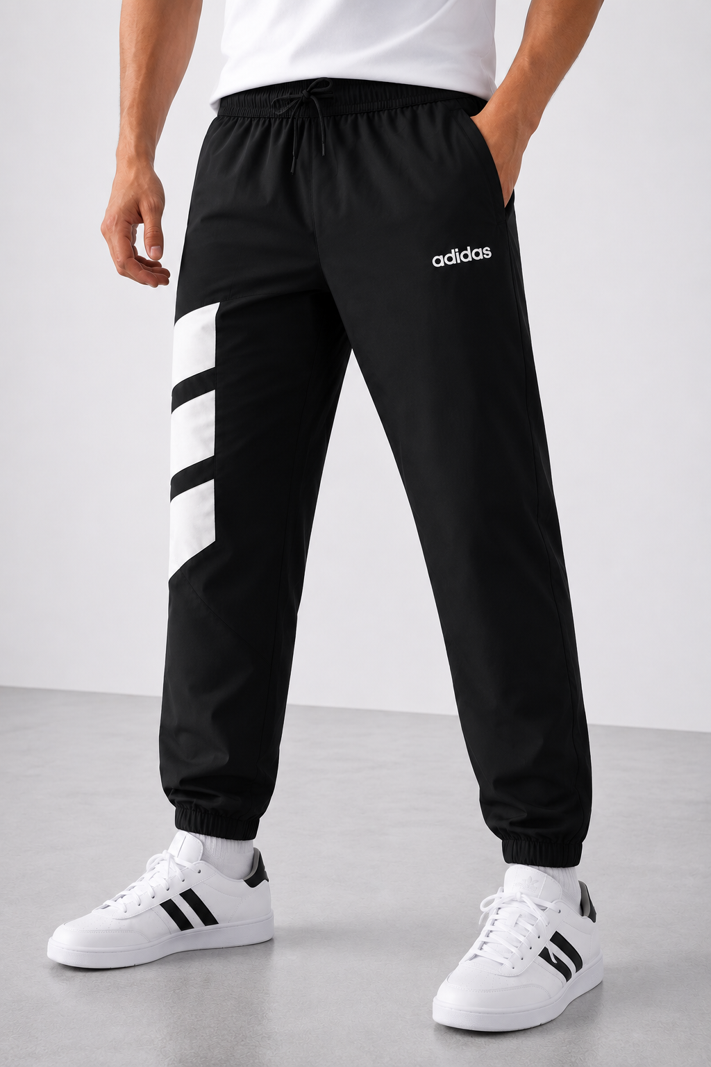 Adidas Premium Sports Jogger Track Pants | Elastic Waist & Ankle Fit | Casual & Gym Wear