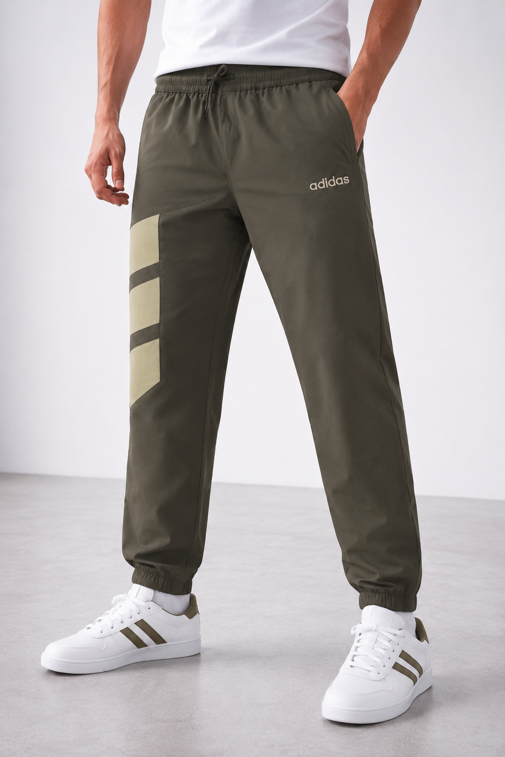 Adidas Premium Sports Jogger Track Pants | Elastic Waist & Ankle Fit | Casual & Gym Wear