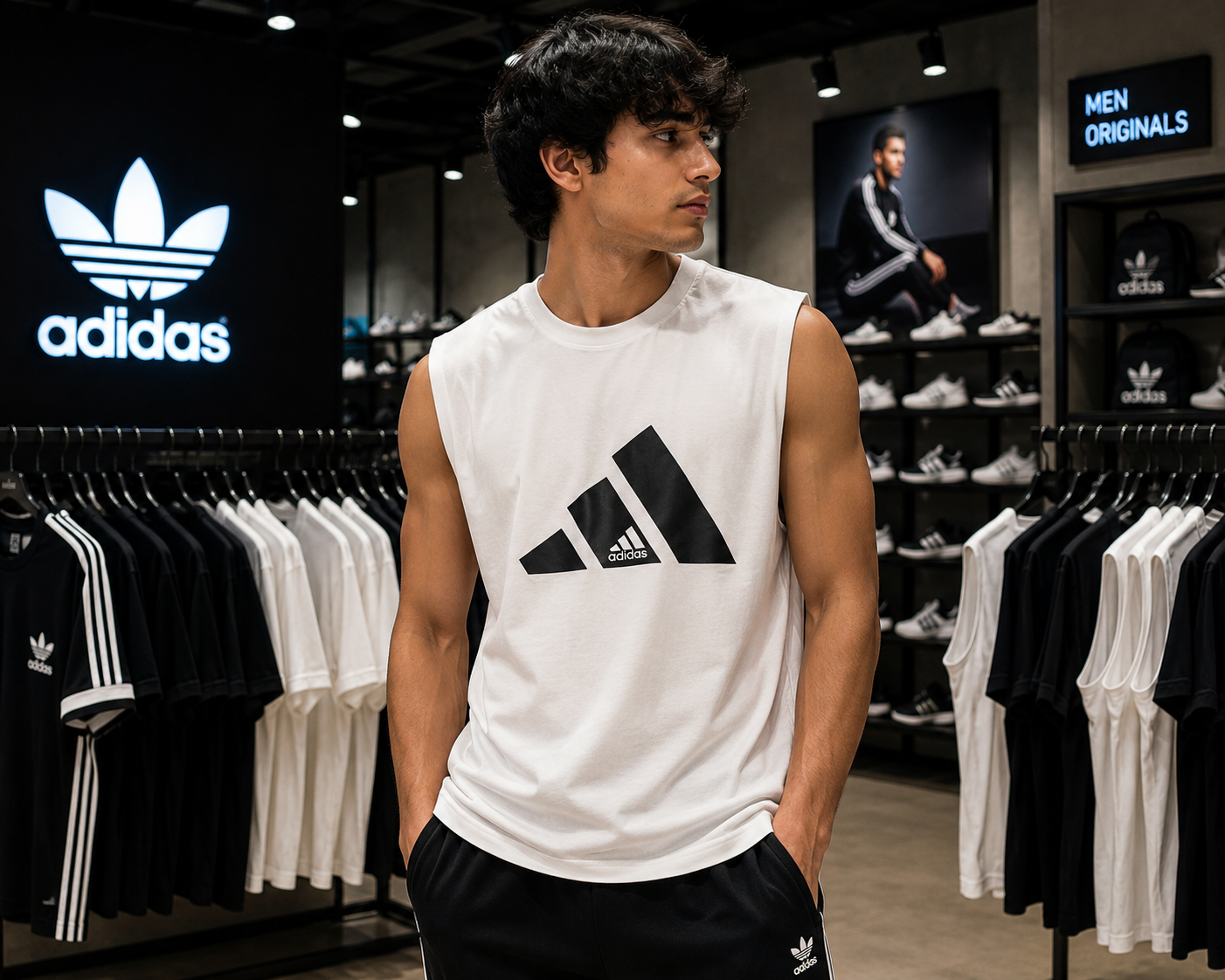 Premium Men's Sleeveless Gym & Casual Tank Top | Regular Fit Cotton Muscle Tee