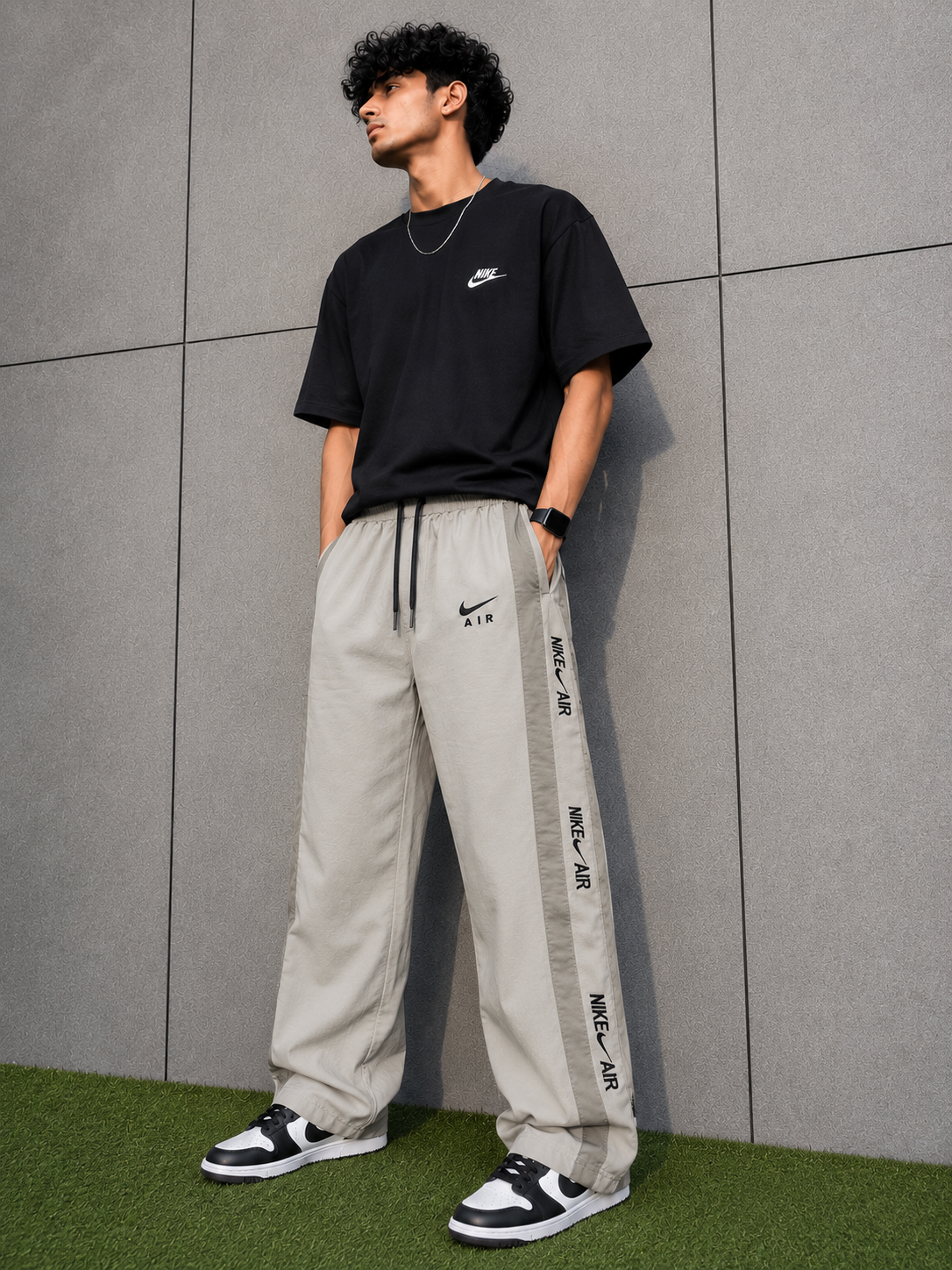 Nike Air Wide-Leg Track Pants for Men | Premium Streetwear Joggers
