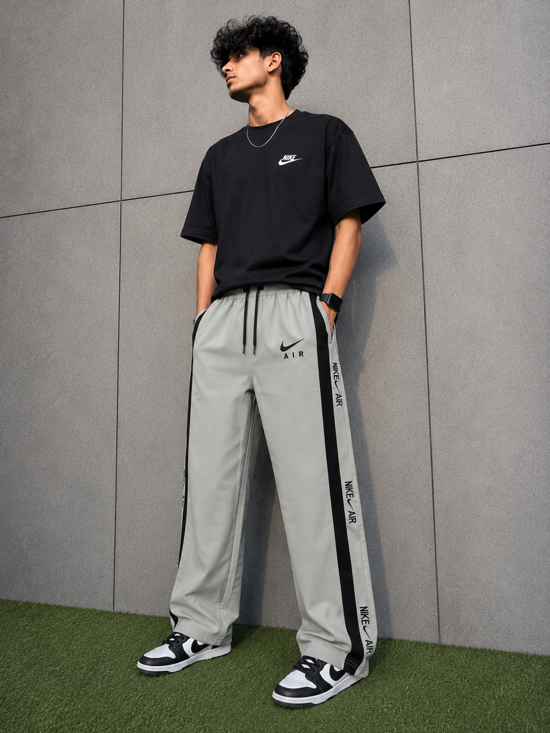 Nike Air Wide-Leg Track Pants for Men | Premium Streetwear Joggers