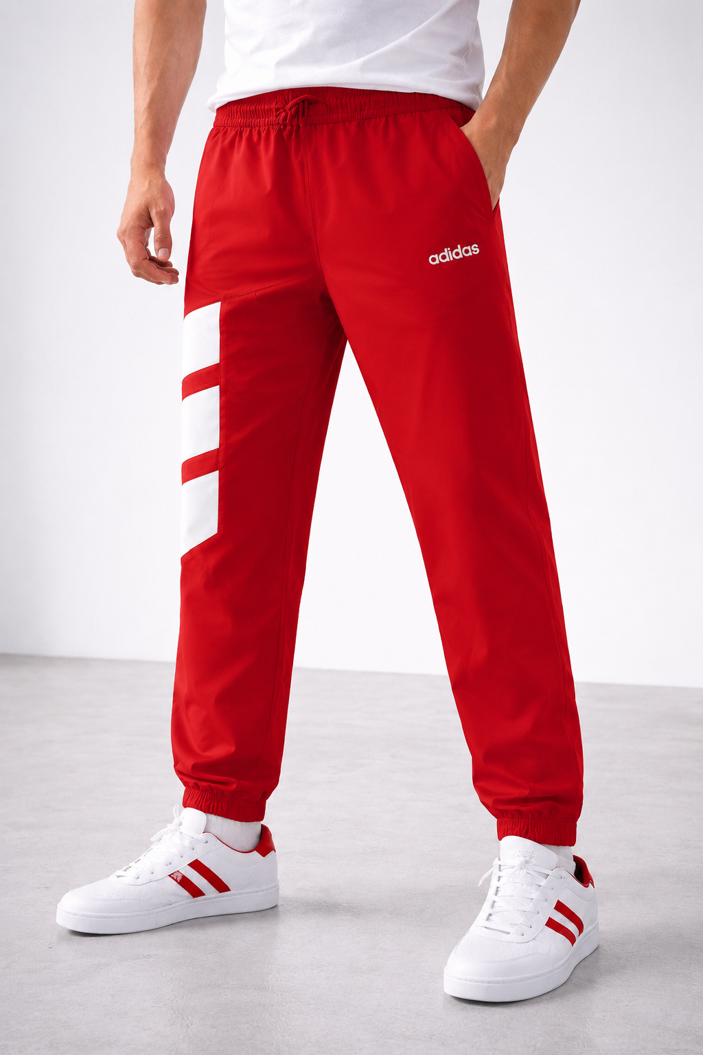Adidas Premium Sports Jogger Track Pants | Elastic Waist & Ankle Fit | Casual & Gym Wear