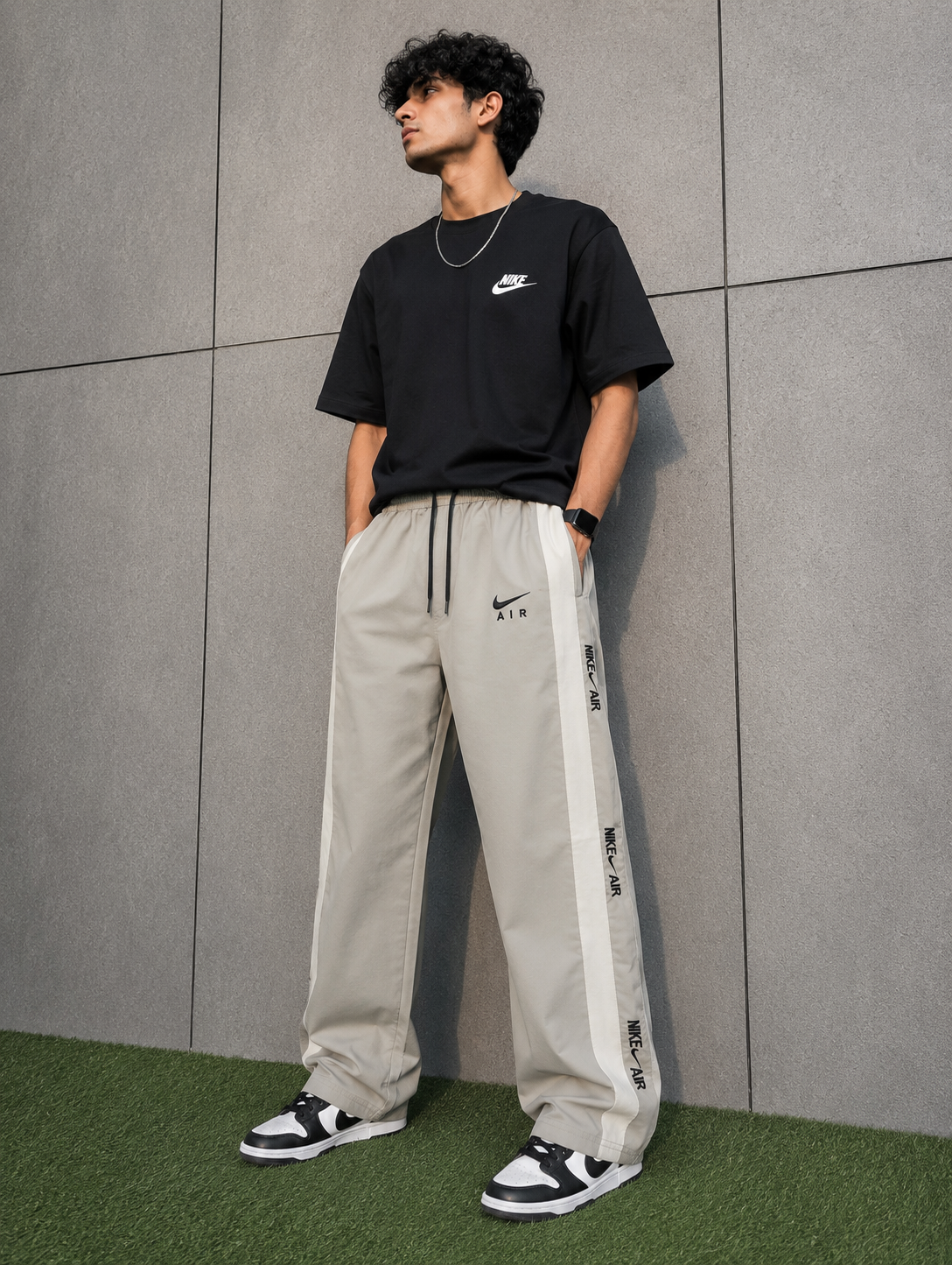 Nike Air Wide-Leg Track Pants for Men | Premium Streetwear Joggers