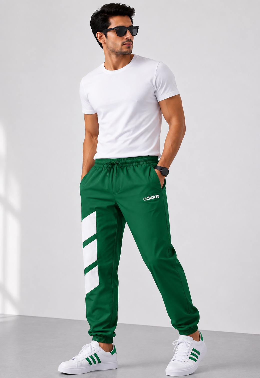 Adidas Premium Sports Jogger Track Pants | Elastic Waist & Ankle Fit | Casual & Gym Wear